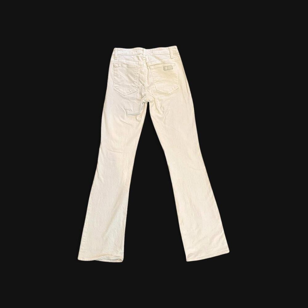 Joe’s white low rise flare bootcut jeans - size 25